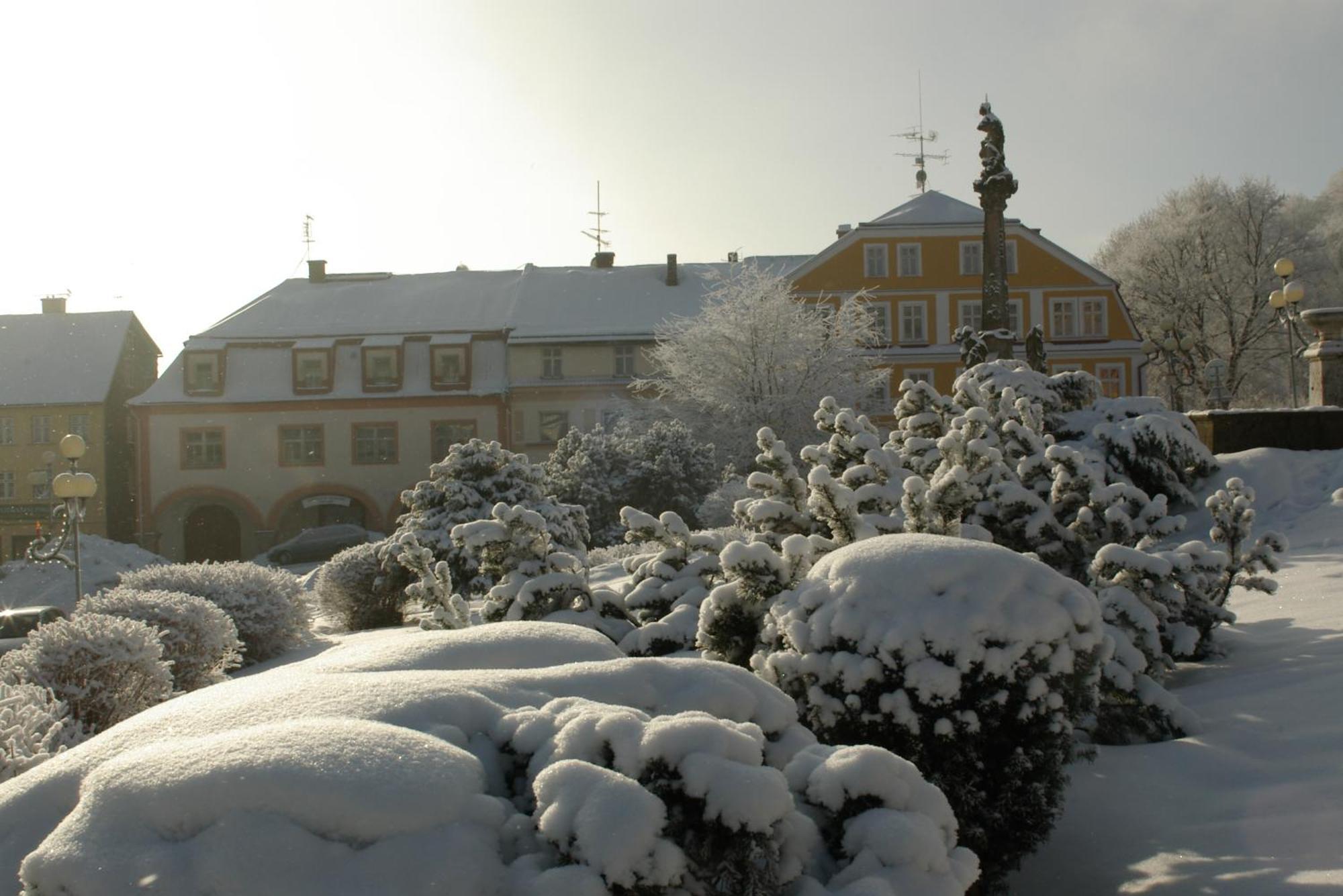 Pension & Restaurace Zeleny Mlyn Žacléř Eksteriør billede